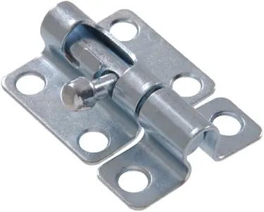 2-1/2  Zinc Plated Barrelbolt 1