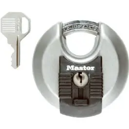 2-3/4 In. 4-Pin Padlock, Weatherproof Covered, Laminated 1