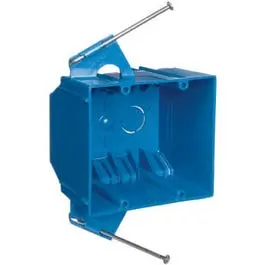2-Gang New Work Switch & Outlet Box 1