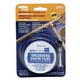 2-Oz. Non-Electrical Acid Paste, Flux & Brush 1