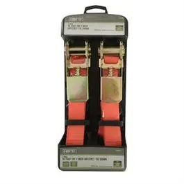 2-Pack 1 X 10-Inch Ratchet Tie-Downs 1