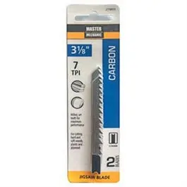 2-Pack 3-1/8-Inch 7-Tpi Carbon Jigsaw Blade 1