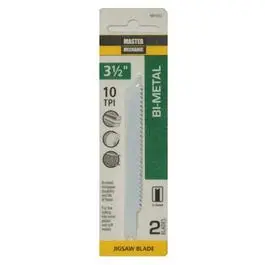 2-Pack 3.5-Inch 10-Tpi Bi-Metal/Cobalt Jigsaw Blade 1