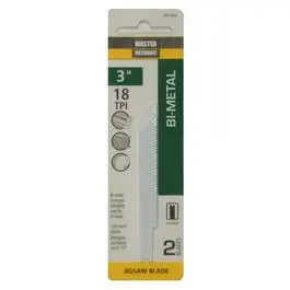 2-Pack 3-Inch 18-Tpi Bi-Metal/Cobalt Jigsaw Blade 1