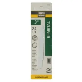 2-Pack 3-Inch 24-Tpi Bi-Metal/Cobalt Jigsaw Blade 1