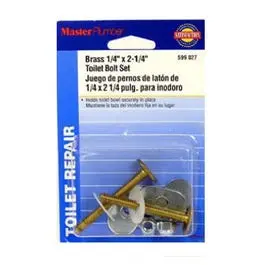 2-Pack Brass Toilet Bolts 1