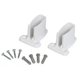 2-Pack White Wall Shelf Bracket 1