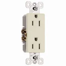 2-Pole Premium Outlet, 15A, 125-Volt, 10-Pk. 1