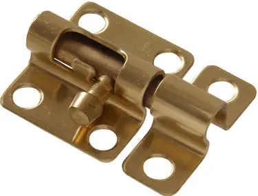 2  Solid Brass Mini Barrel Bolt 1