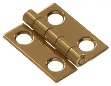 2  Solid Brass Narrow Hinge 1