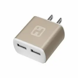 2-Usb Wall Charger, 2.1-Amp, Gold 1