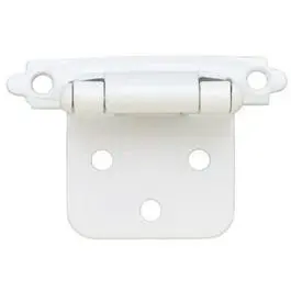 2 X 3/4-In. White Overlay Hinges, 2-Pk. 1