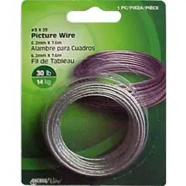 20-Lb. Picture Wire, 25-Ft.. 1