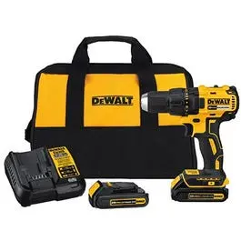 20-Volt Max Compact Drill/Driver Kit, Brushless Motor, 1/2-In., 2 Lithium-Ion Batteries 1