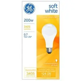 200-Watt Soft White Light Bulb 1
