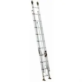 24-Ft. Extension Ladder, Aluminum, Type Ii, 225-Lb. Duty Rating 1