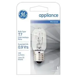 25-Watt Clear Tube Appliance Light Bulb 1