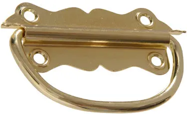 3-1/2  Brass Plated Chesthandle 1