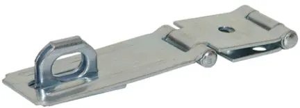3-1/2  Zinc Plated Dbl Safety Hasp 1