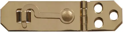 3/4  Solid Brass Hasp W/Hook 1