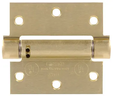 3.5  Satin Brass Sq Hinge 1