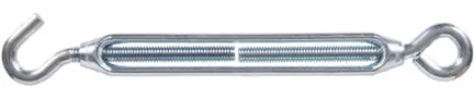 3/8-16X16-1/4 Zinc Platedhk Eye Trnbck 1