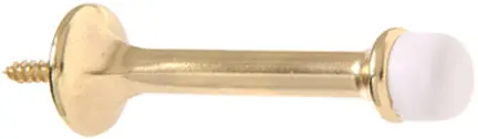 3  Brass Plated Rgd Doorstop 1