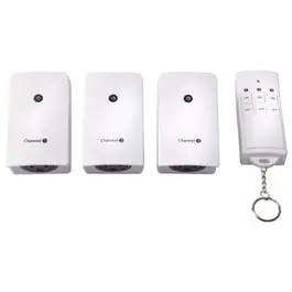 3-Outlet Indoor Plug-In Wireless Remote Control Timer 1