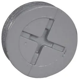3-Pack Gray Weatherproof 1/2-Inch Closure Plugs 1
