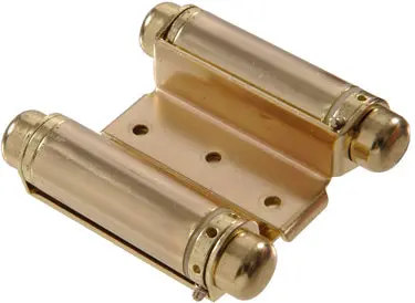 3  Satin Brass Dbl Acr Sprg Hnge 1
