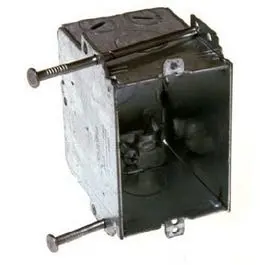 3 X 2-7/8-Inch S Bracket Switch Box With Nails 1