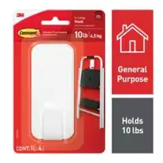 3M Command™ 10 Lb X-Large Hook 1