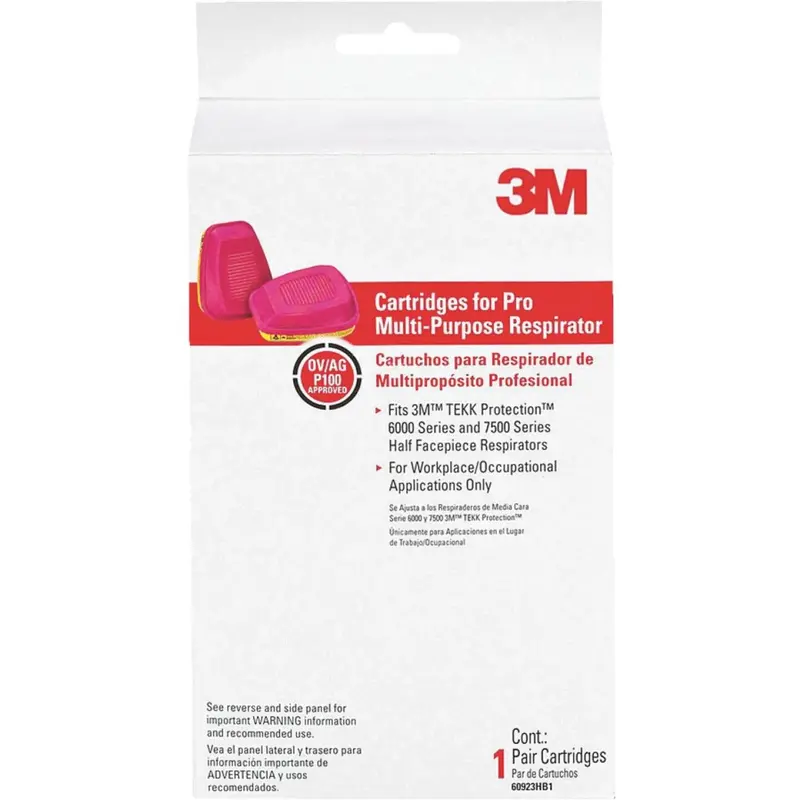 3M Ov/Ag/ P100 Multipurpose Replacement Filter Cartridge (2-Pack) 1