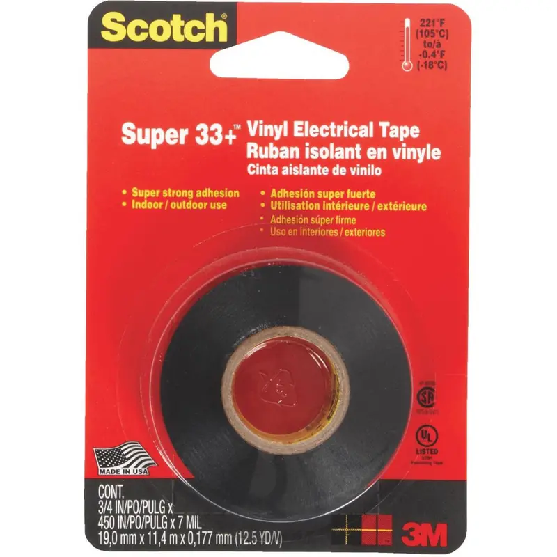 3M Scotch General Purpose 3/4 In. X 450 In. Electrical Tape 1