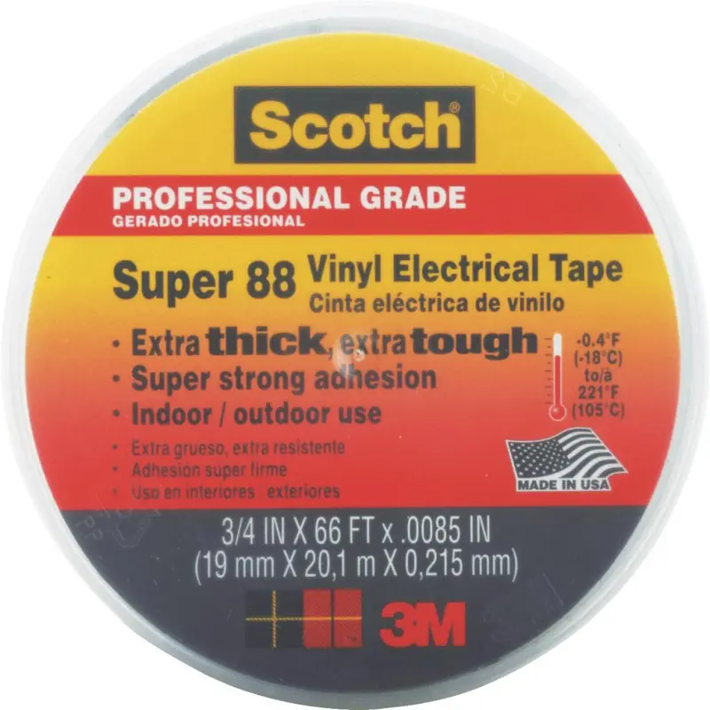 3M Scotch Weather Resistant 3/4 In. X 66 Ft. Electrical Tape 1