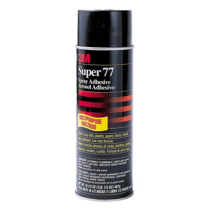 3M Super 77 16-1/2 Oz. Multi-Purpose Spray Adhesive 1