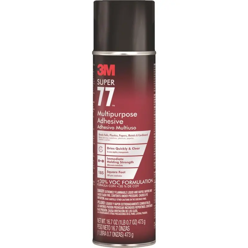 3M Super 77 16.7 Oz. Multi-Purpose Spray Adhesive (California Compliant) 1