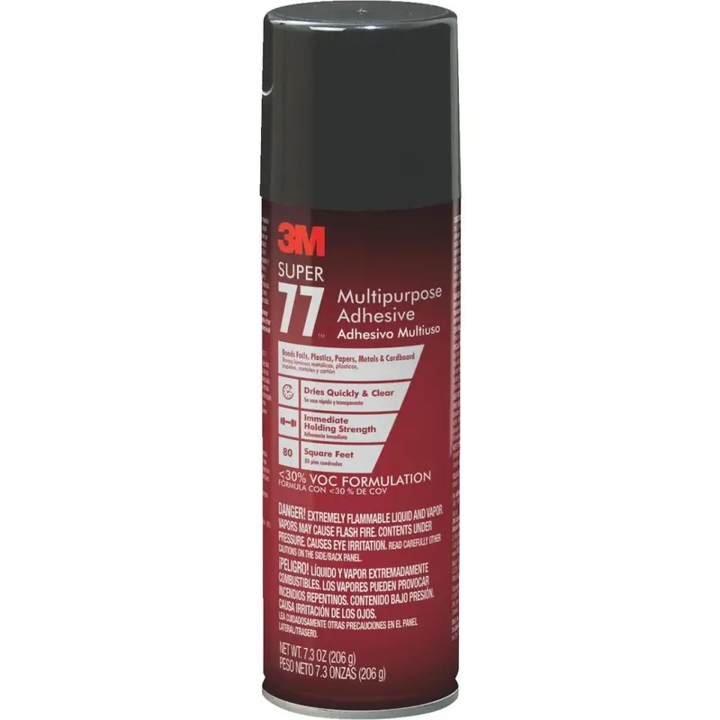 3M Super 77 7.3 Oz. Multipurpose Spray Adhesive (California Compliant) 1