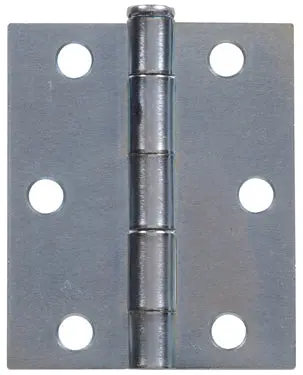 3X2-1/2  Zinc Plated Hinge 1