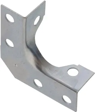 3X5/8 Zinc Plated Otsde Crner Brce 1