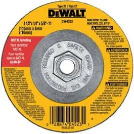 4.5-In. General-Purpose Metal-Grinding Wheel 1