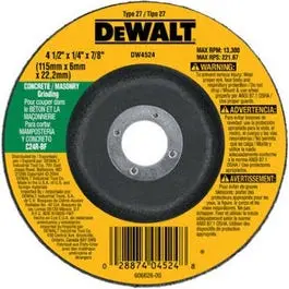 4.5 X .25-In. Fast Masonry-Cutting Wheel 1