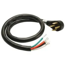 4-Ft. 6/2 & 8/2 Srdt Black Round Range Cord 1