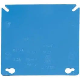 4-Inch 2 Gang Square Blank Box Cover 1