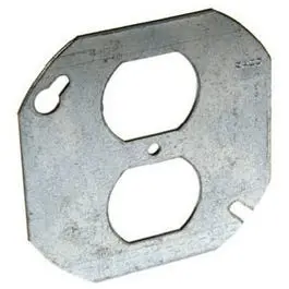 4-Inch Duplex Receptacle Octagon Cover 1