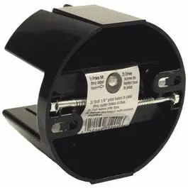 4-Inch Round Non-Metallic Ceiling Fan & Fixture Saddle Box 1