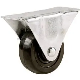 4-Inch Rubber Rigid Plate Caster 1