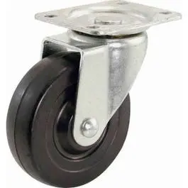 4-Inch Rubber Swivel Plate Caster 1
