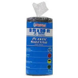 4-Mil Polyethylene Sheeting, Black 3 X 50-Ft. 1