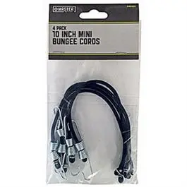4-Pack 10-Inch Mini Bungee Cords 1